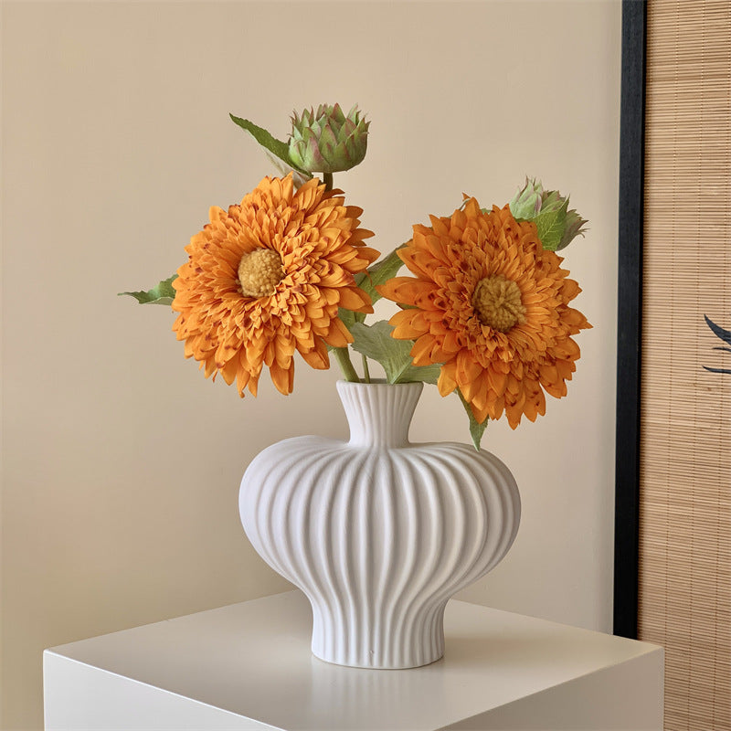 Dekorative Blumenvase Arrangement für die Wohnkultur