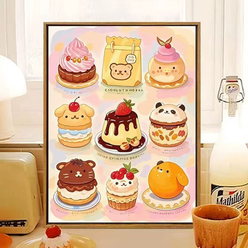 Süßes, dessertthemen Wandkunst Brehn