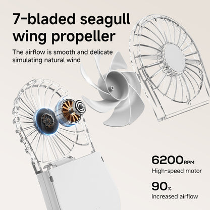 Unisex Tragbarer Ventilator mit integrierter Spiegel-Funktion Brehn