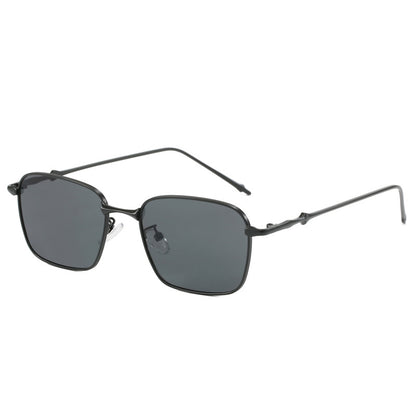 Damen elegante quadratische Sonnenbrille mit hochwertigem Metallrahmen Brehn