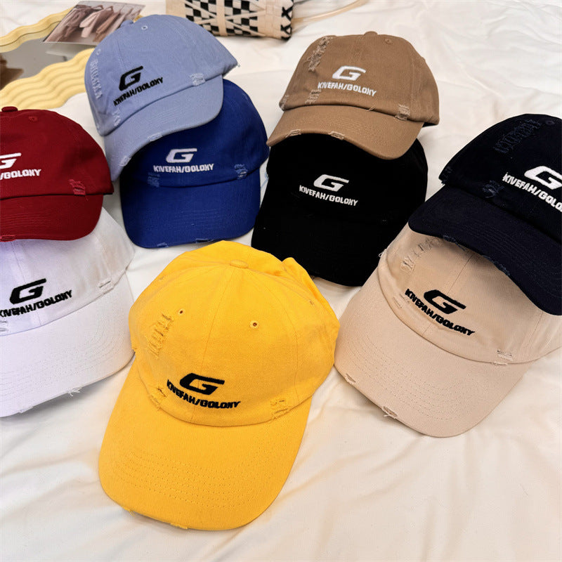 Herren Distressed Casual Baseball Cap Brehn