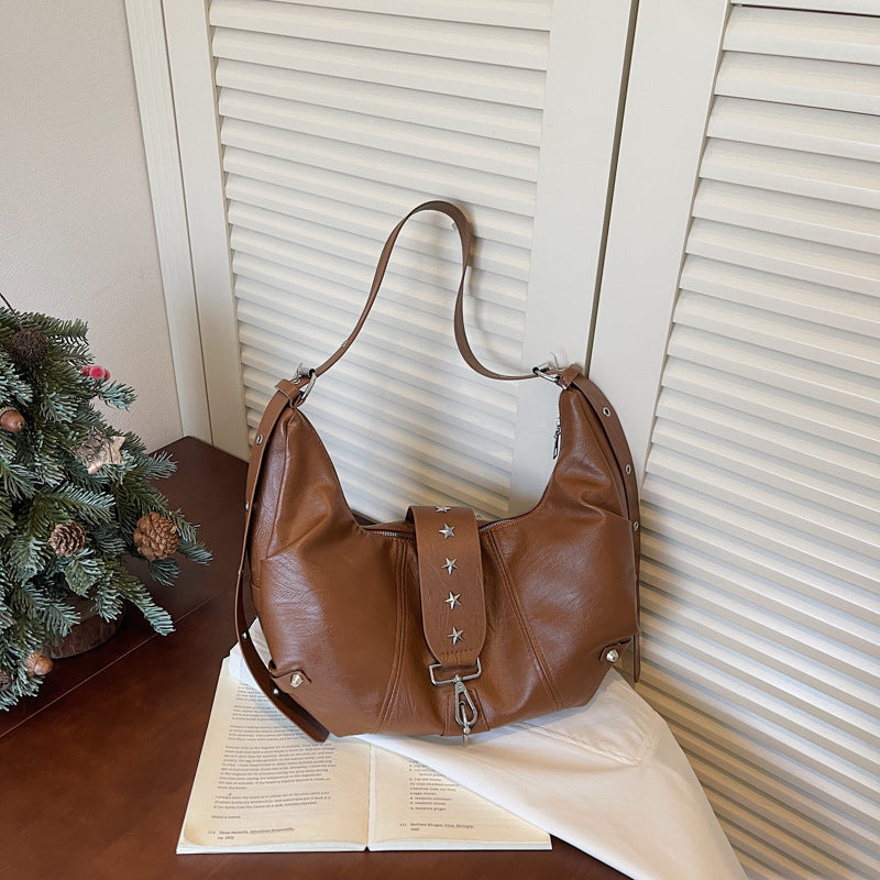 WoChic Leder Hobo Tasche Brehn