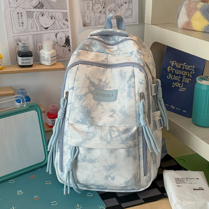 Trendige Marmor-Muster-Rucksack Brehn