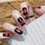 Halloween-Themen Press-On Nagelkunst Set Brehn