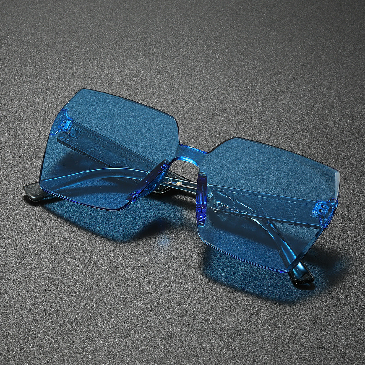 Luxuriöse Übergroße Sechseckige Sonnenbrille Brehn