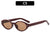 Vintage-inspirierte ovale Rahmen-Sonnenbrille