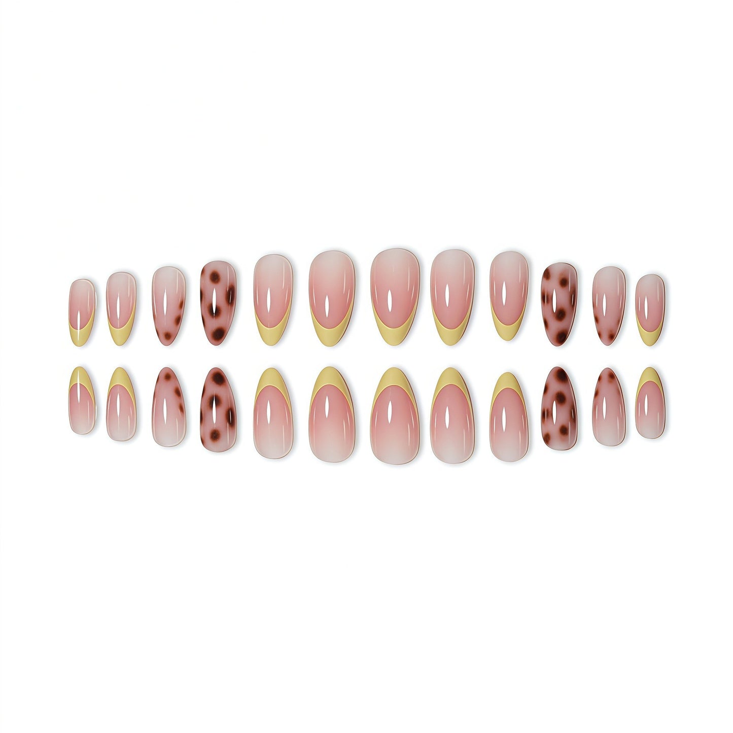 Chic Ombre Acryl Press-On Nägel Brehn