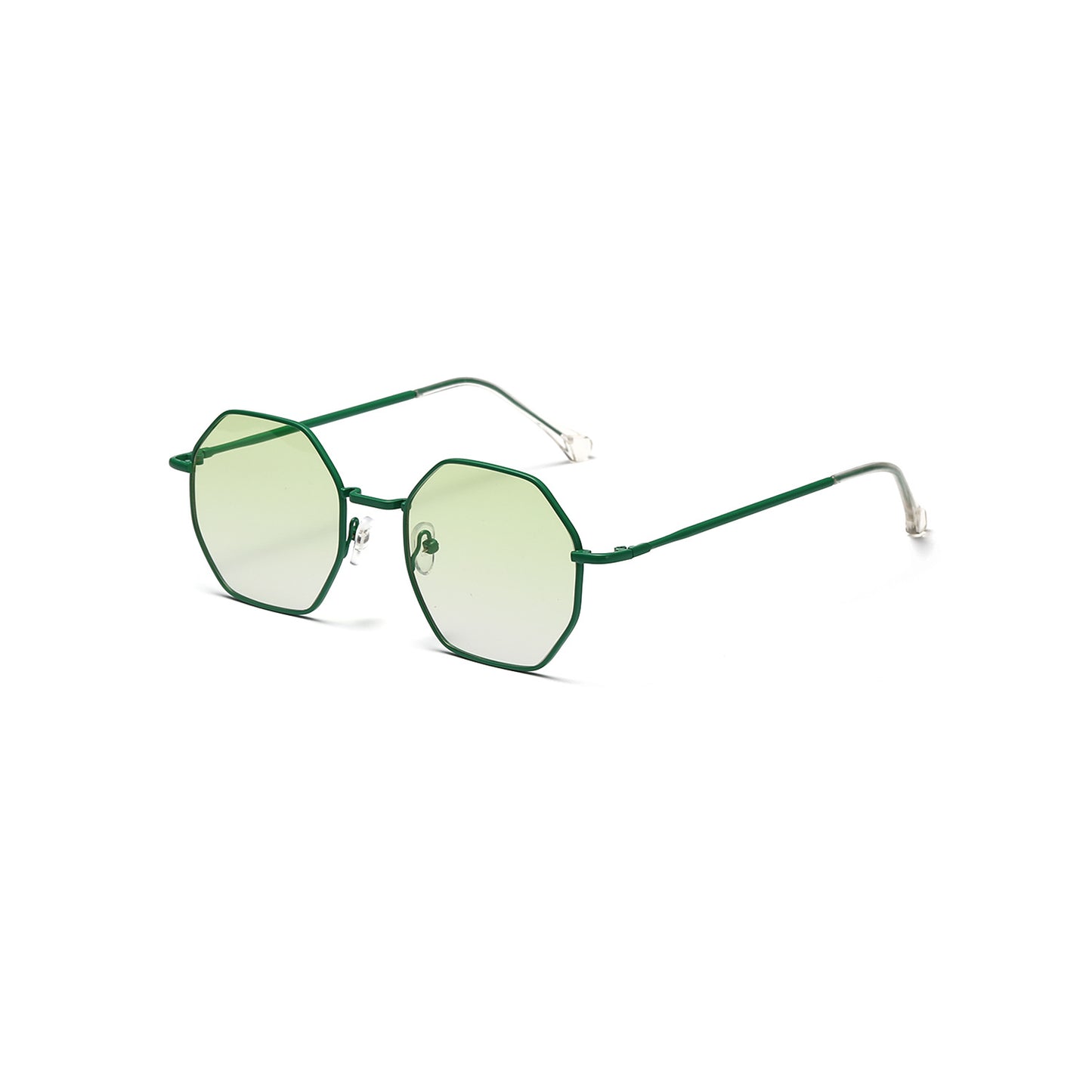 Damen octagonale Sonnenbrille mit eleganten Metallakzenten Brehn