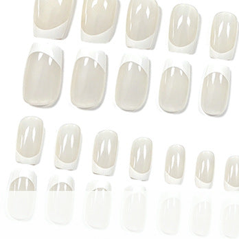 Elegante French Tip Acryl-Nagelverlängerungen Brehn 1789915965