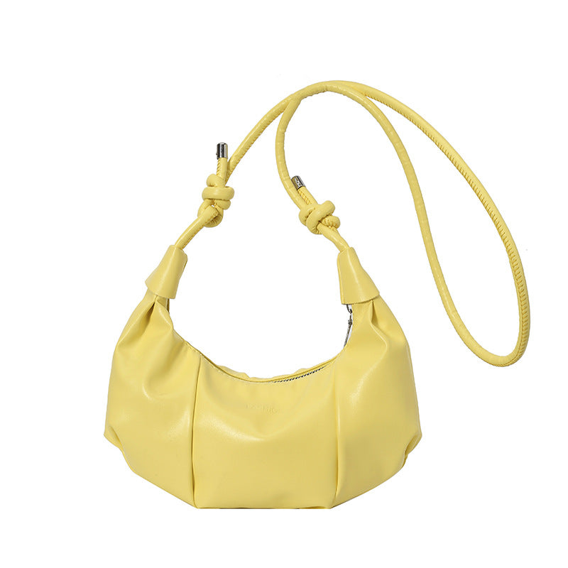 Stylische Falten Schultertasche Brehn