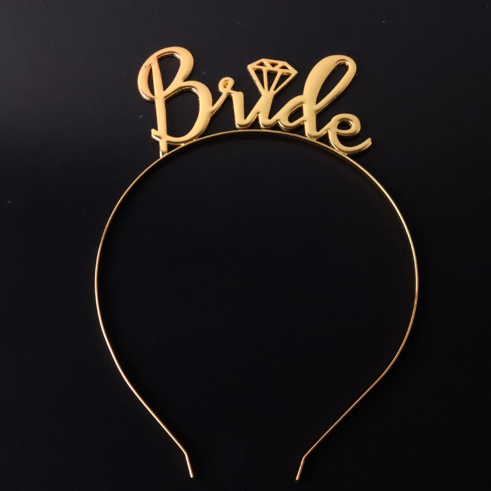 Damen Haarreif mit „Bride“-Schriftzug Brehn