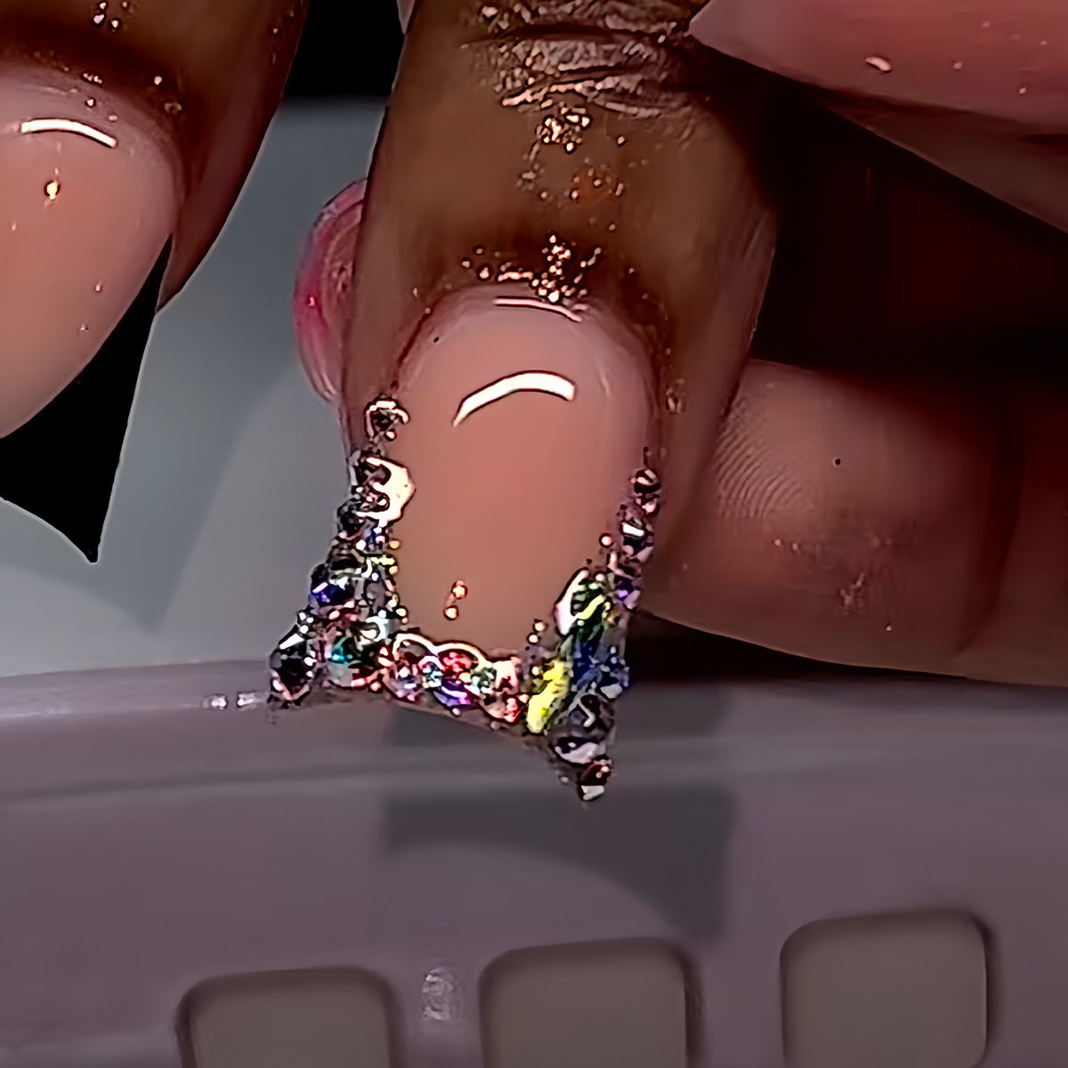 Glamouröse Dekorative Nagelkunst Brehn