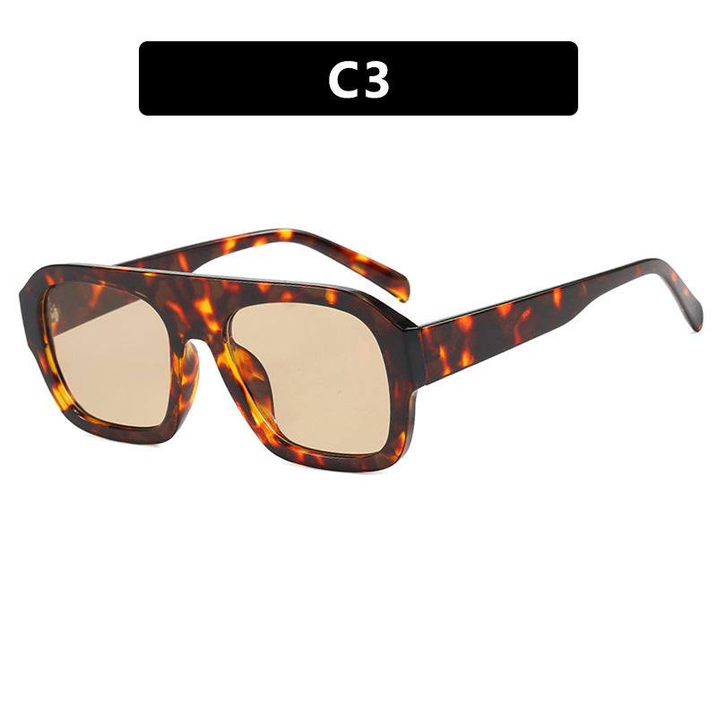Damen modische Sonnenbrille im schützenden Oversized-Format Brehn