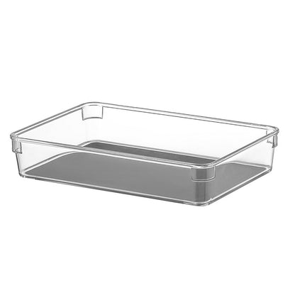 Schmaler Acryl-Aufbewahrungsbehälter für Kühlschranktür und Schubladen