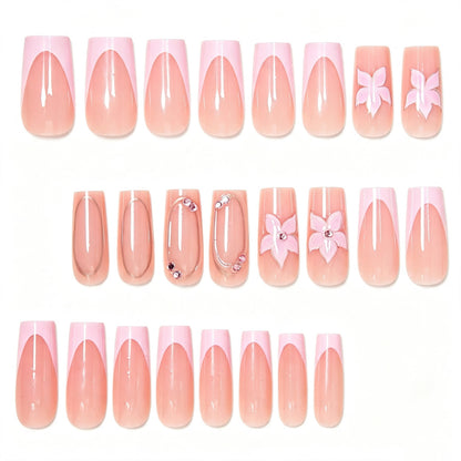 Elegantes florales Nagelkunst-Set Brehn