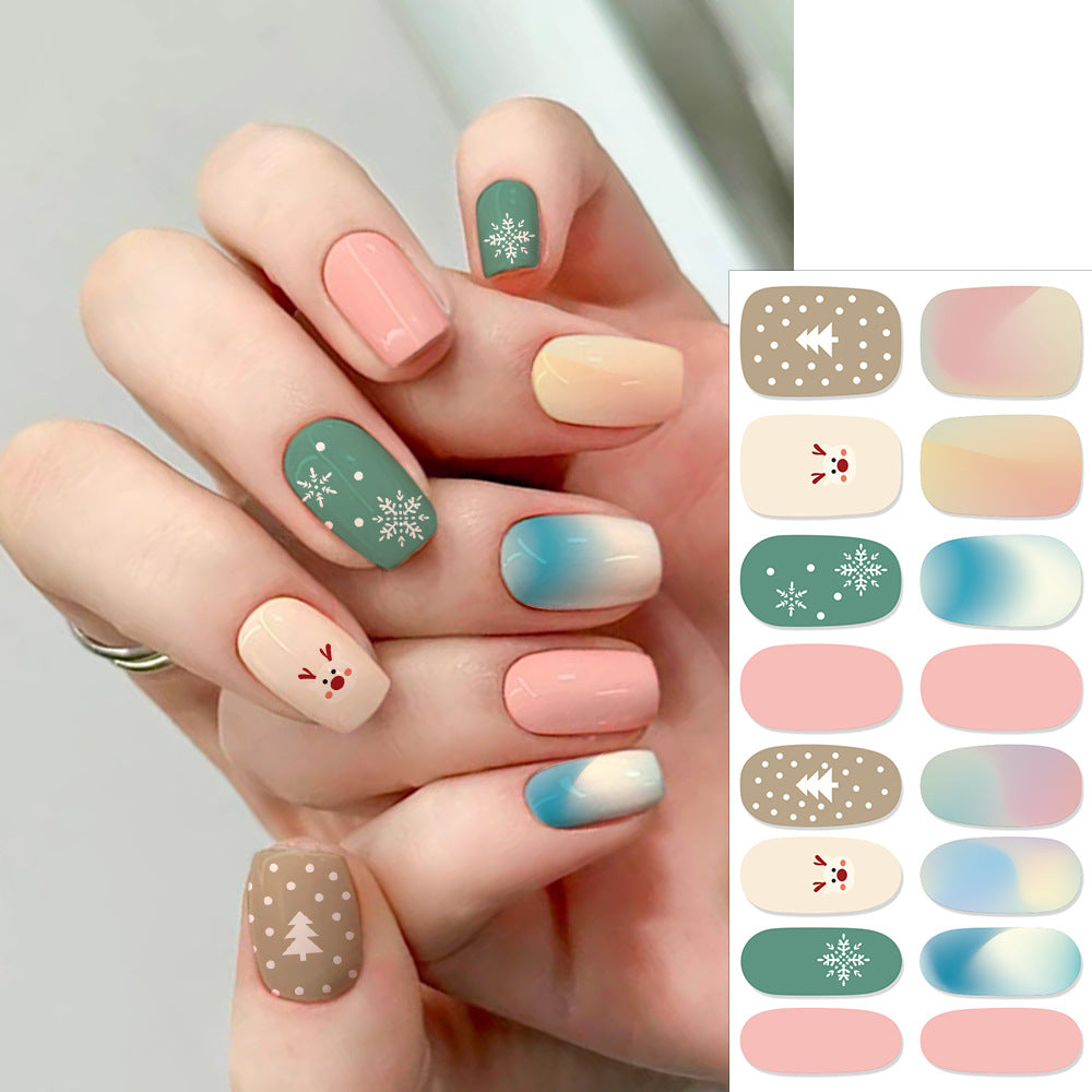 Lebendige Nagelkunst Aufkleber