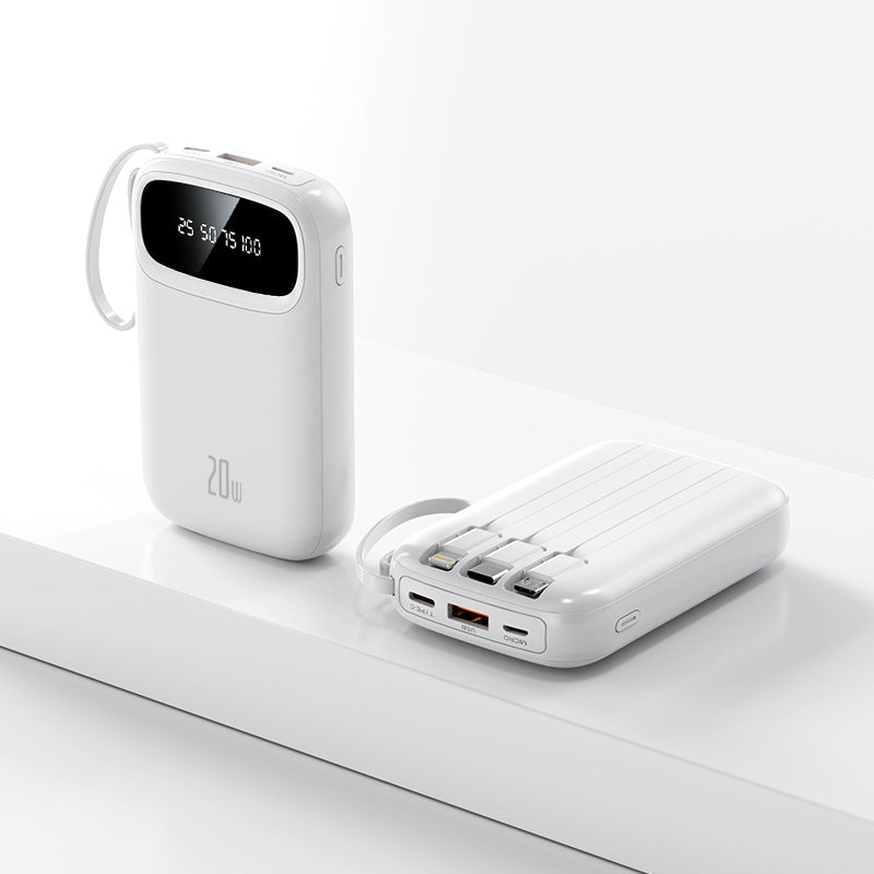 Hochleistungs Powerbank mit integriertem Ladeadapter Brehn