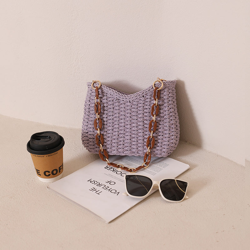 Damen Handtasche mit elegantem Kettenhenkel Brehn