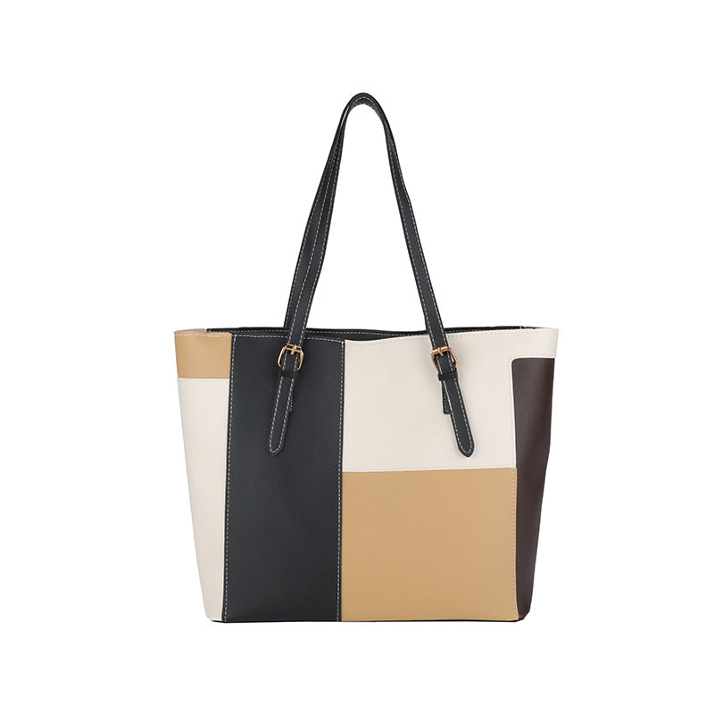 Stylische Farbblock-Tote-Bag Brehn