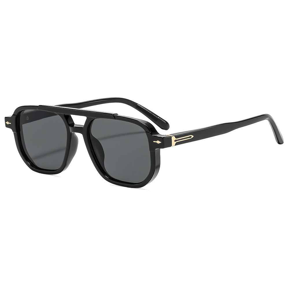 Damen modische Sonnenbrille mit extragroßem Rahmen Brehn
