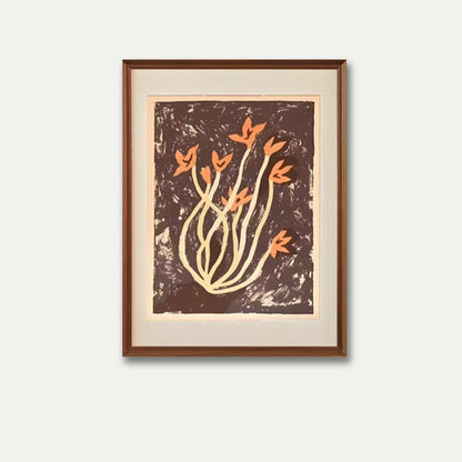 Geteilte botanische Druckkunst