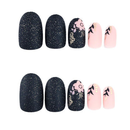 Luxuriöse florale Acryl-Nagelverschönerungen Brehn