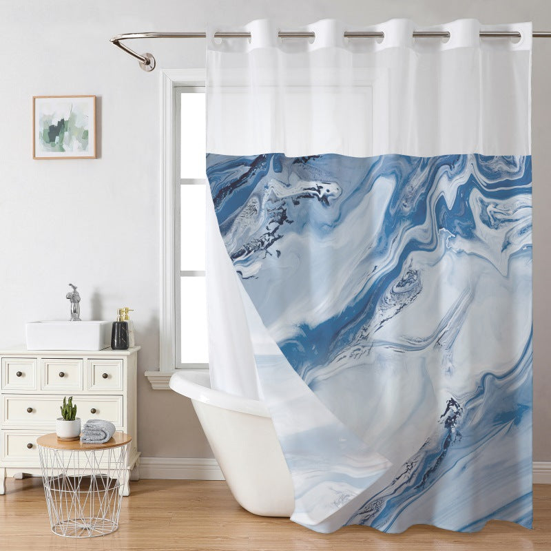 Luxus Marmor Design Duschvorhang Brehn
