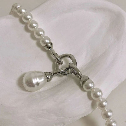 Elegante perlenverzierte Tasche Gurt Brehn
