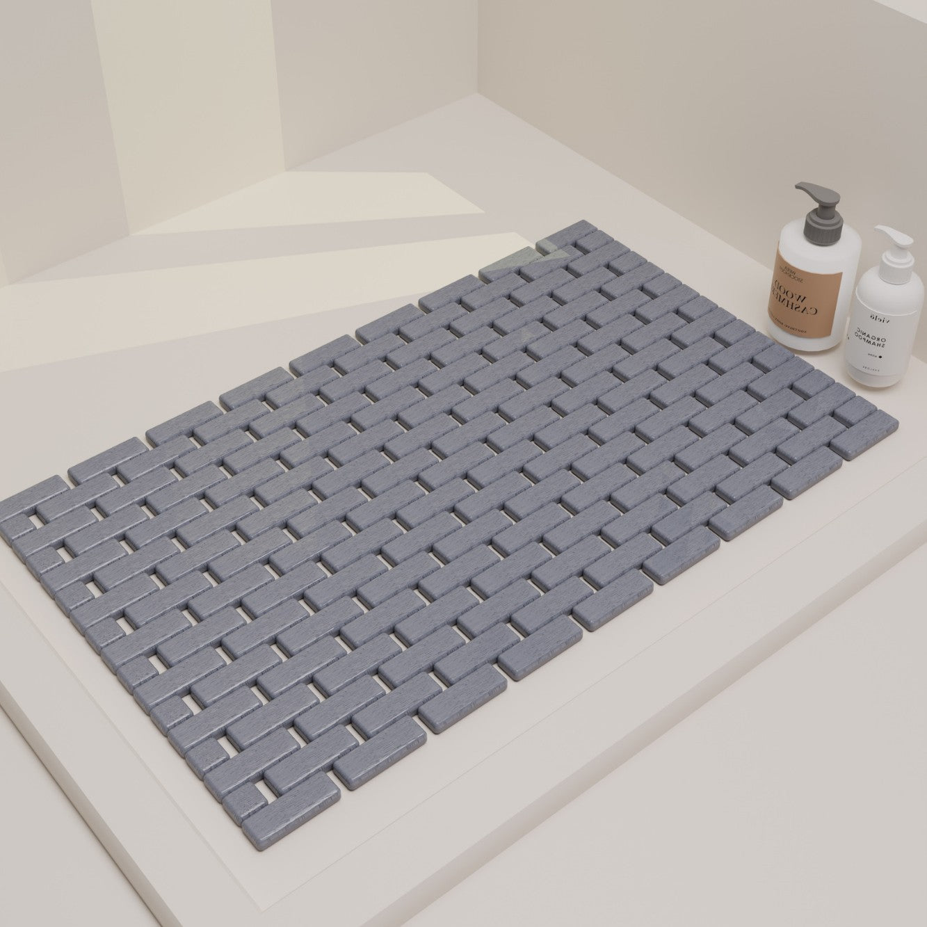 Stylische gewebte Badmatte Brehn