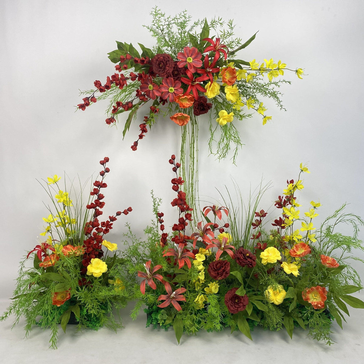 Lebendige künstliche Blumenmittelpunkt