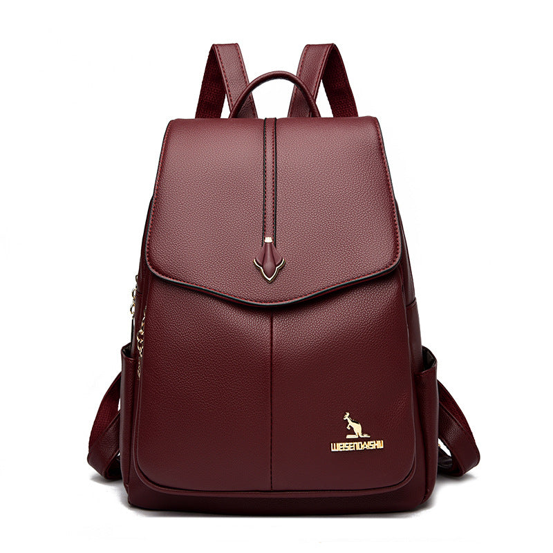 Luxuriöser Leder Rucksack