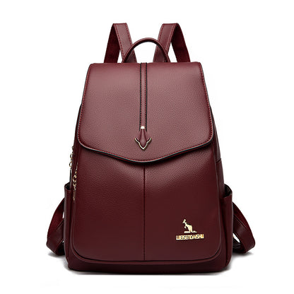 Luxuriöser Leder Rucksack