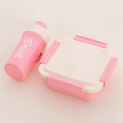 Stylische Lunchbox und Wasserflasche Set