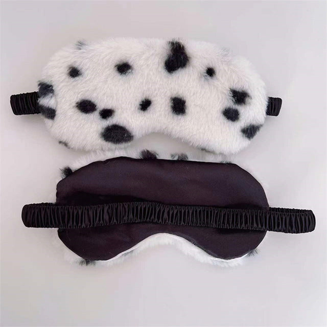 Damen nan weiche Plüsch Schlafmaske mit ergonomischer Polsterung und elastischem Komfortband Brehn