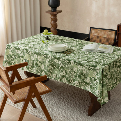 Florale Wachsbeschichtete Tischdecke mit Anti-Fleck Oberfläche und feiner Struktur Brehn