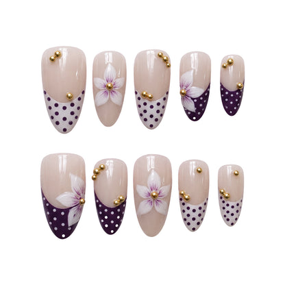 Künstlerisches Press-On Nagelset