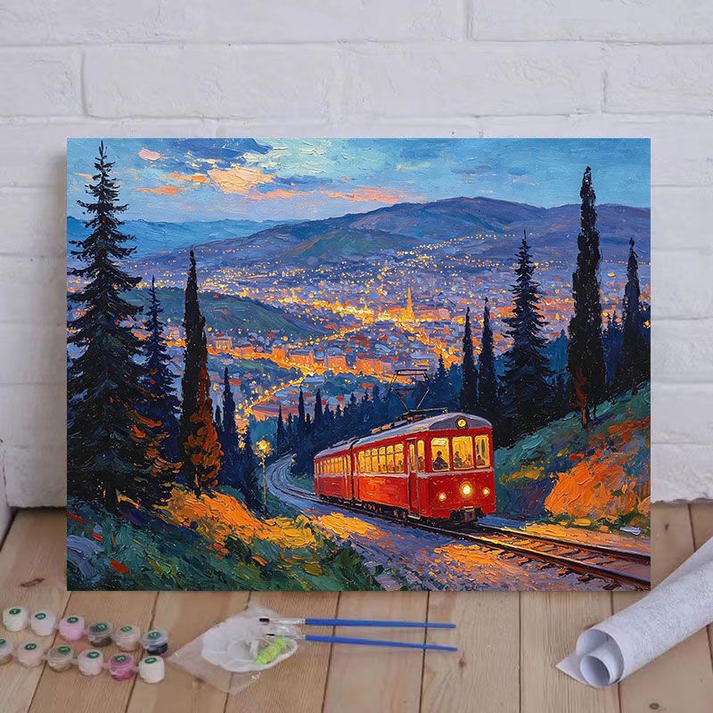 Berglandschaft Leinwandkunst Brehn