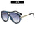 Übergroße retro-inspirierte Shield-Sonnenbrille