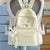 K cute bestickte Blumen Rucksack