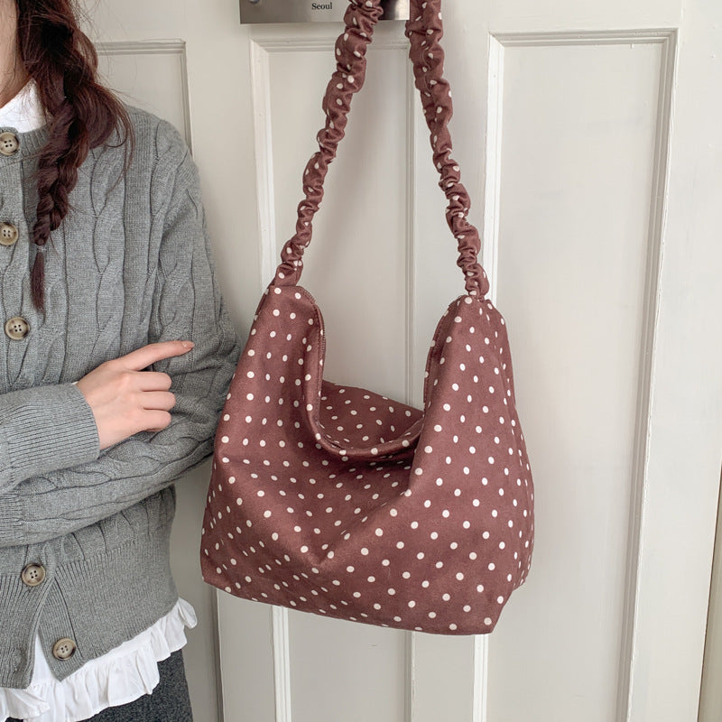 Polka Dot Hobo Tasche