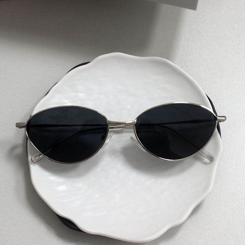 Modische Rechteckige Brille mit Feinem Metallrahmen Brehn