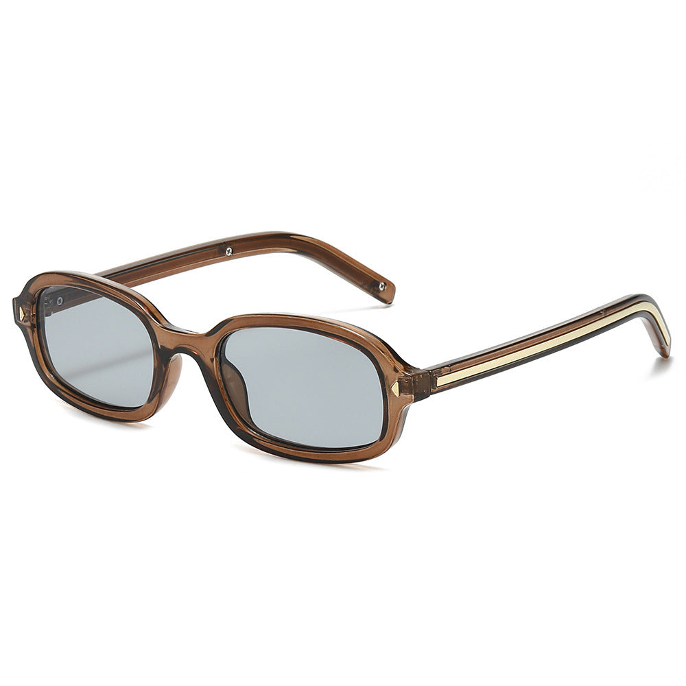 Retro-inspirierte rechteckige Sonnenbrille Brehn