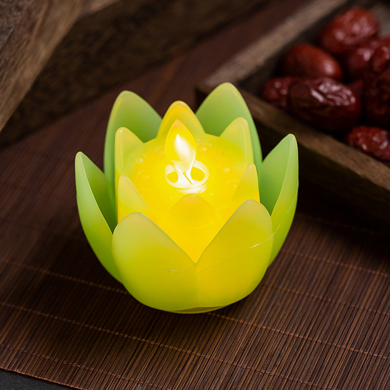 LED Lotuskerze