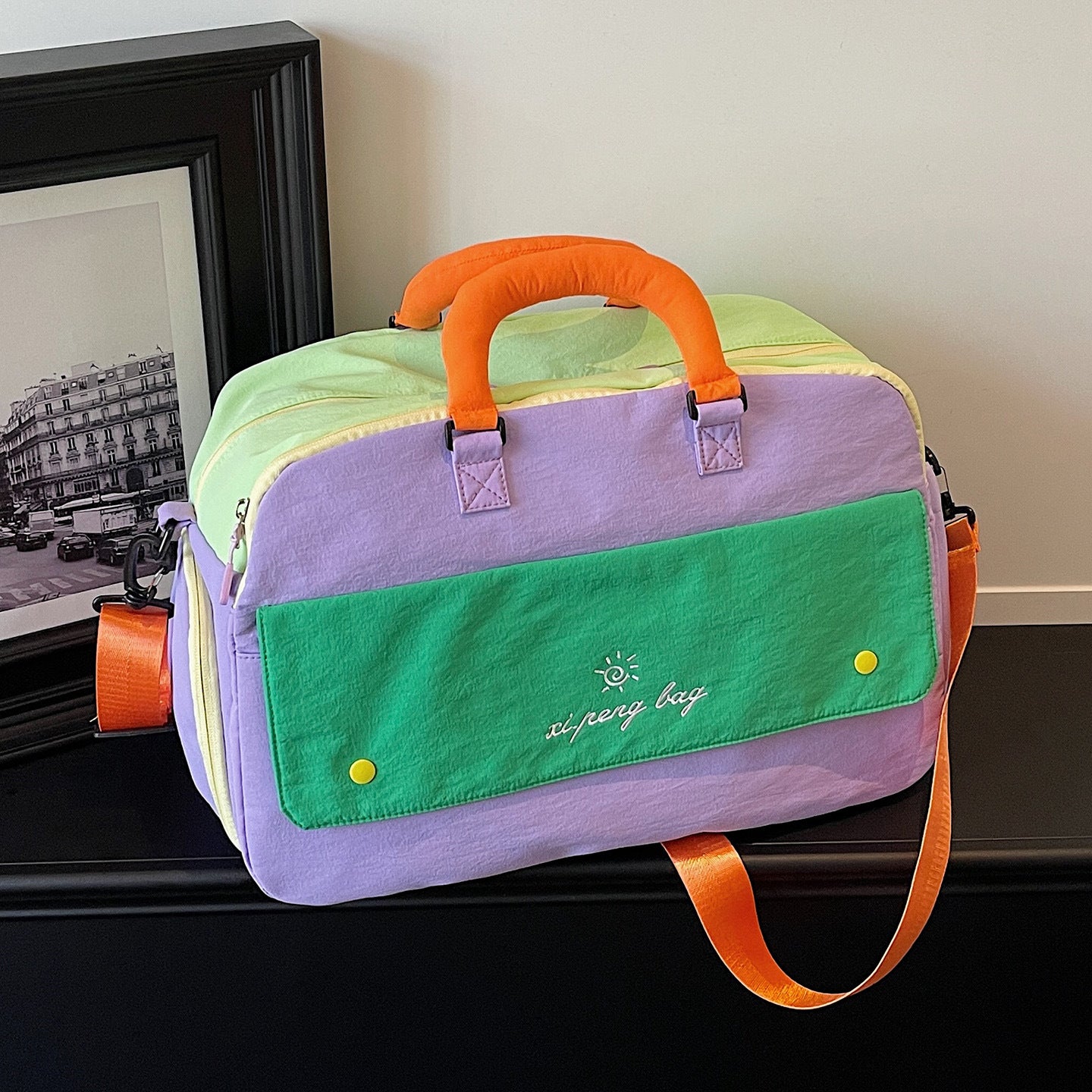 Stylische Reise Gym Duffle Brehn