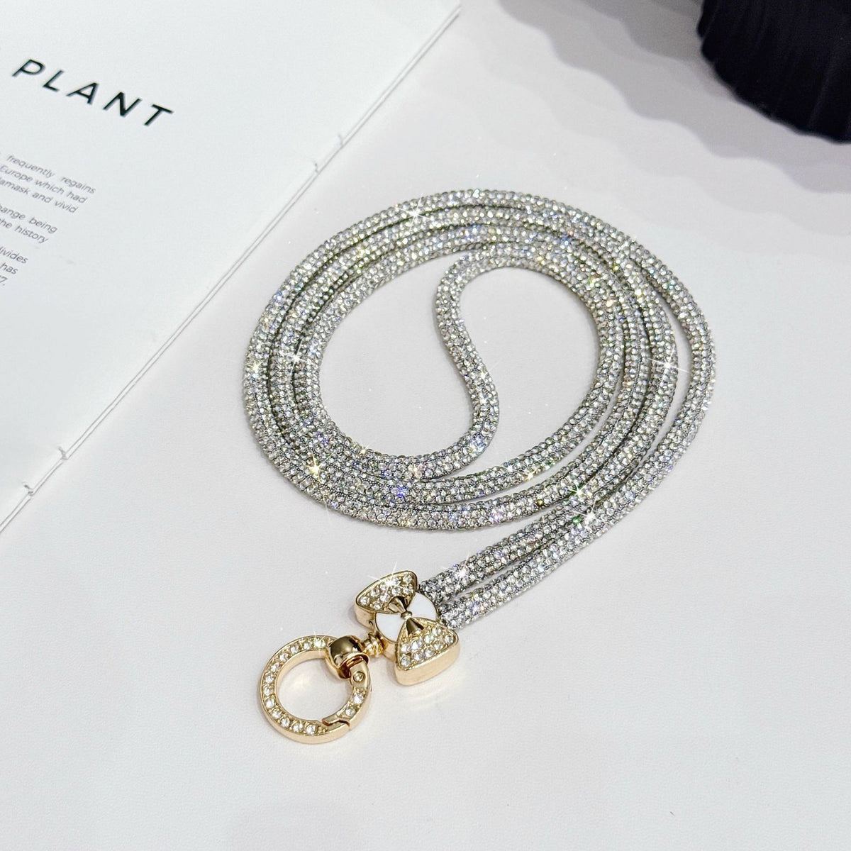 Elegante Strass-Brillen Kette Brehn