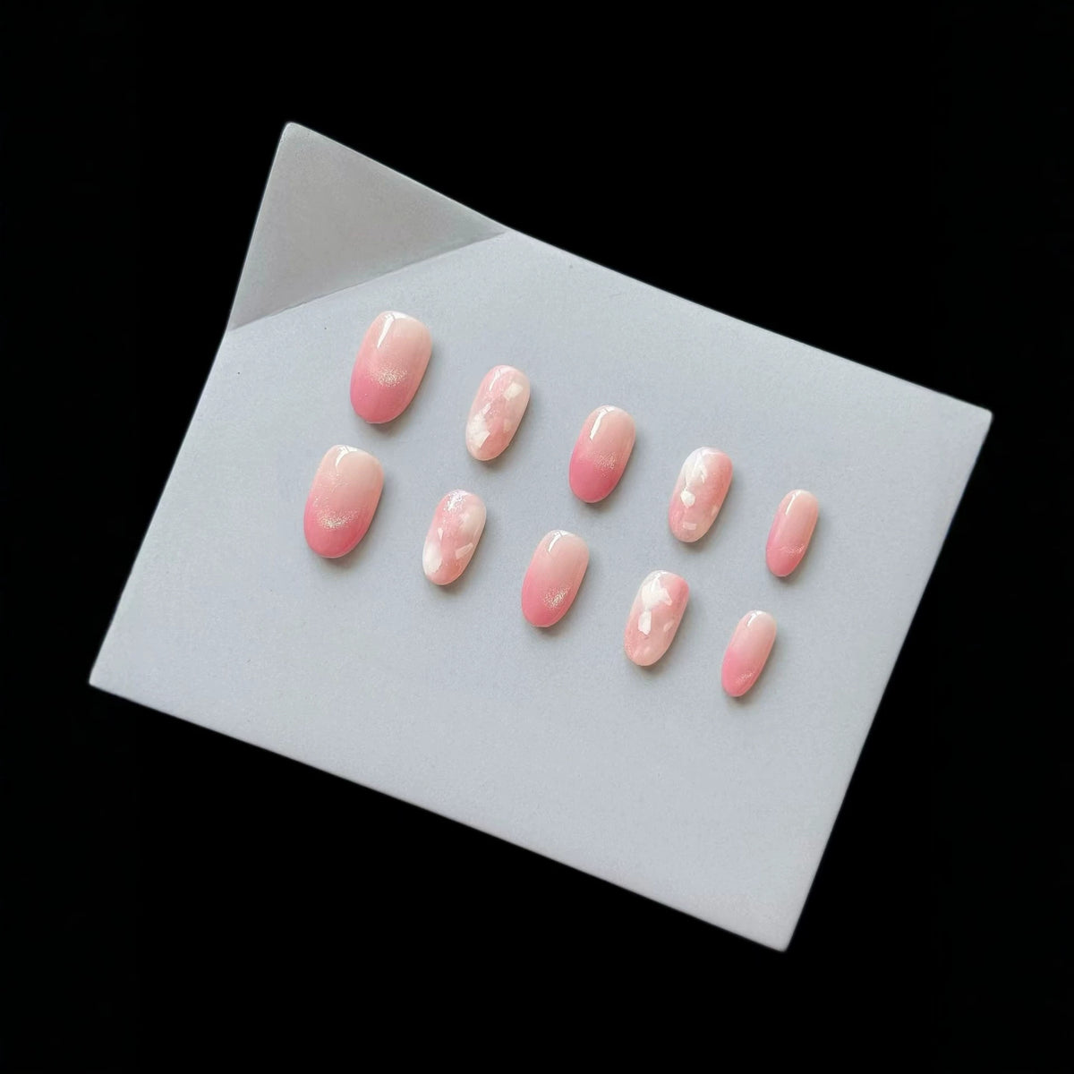 Künstlerisches Ombre Press-On Nagel Set  1791774038