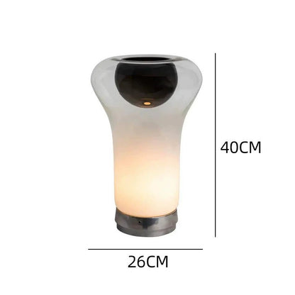 Moderne Glas Akzent Tischlampe