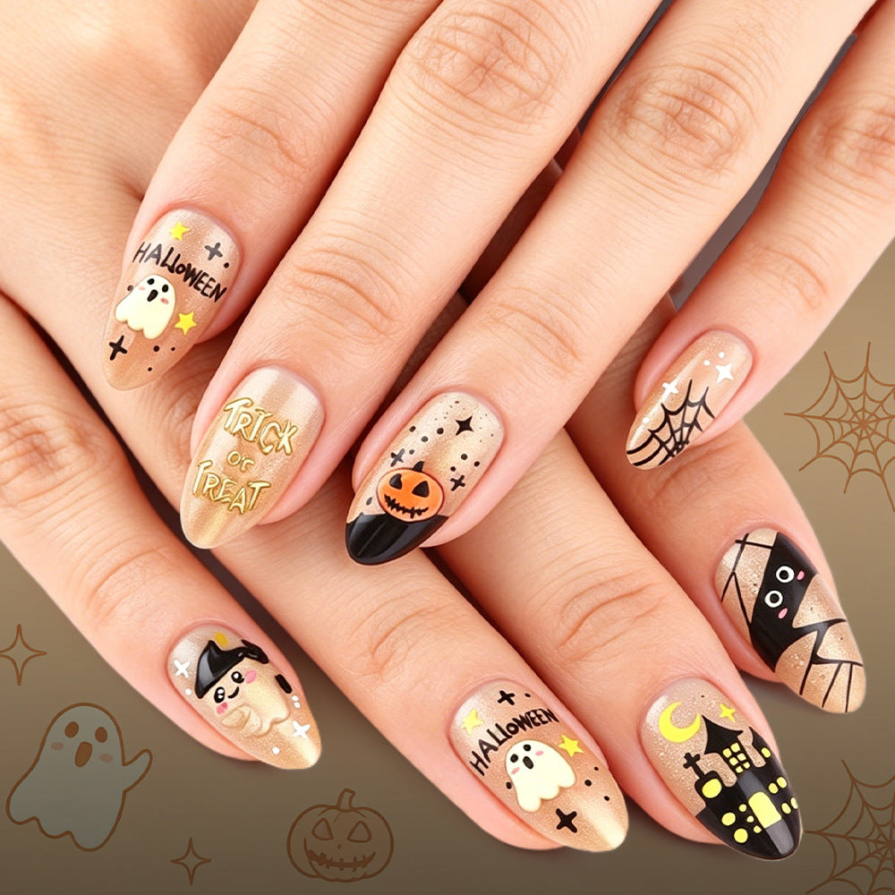 Halloween-Themen Druck-Nagelkunstset Brehn 1787543133