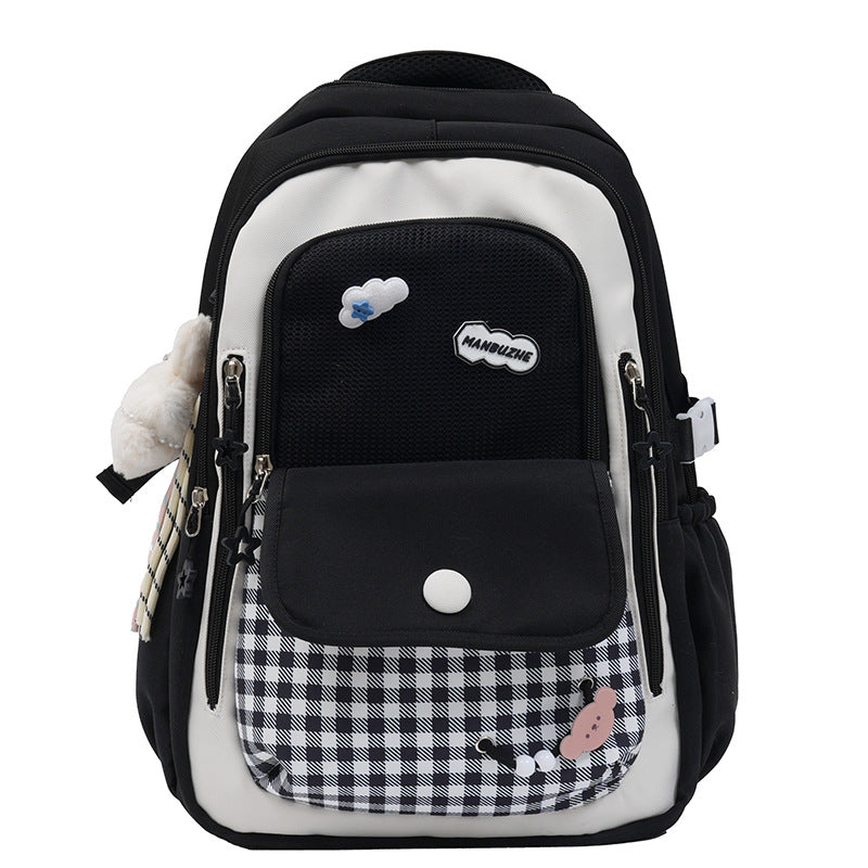 Lässiger Mehrfachfach-Schulrucksack Brehn