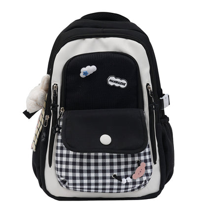 Lässiger Mehrfachfach-Schulrucksack Brehn